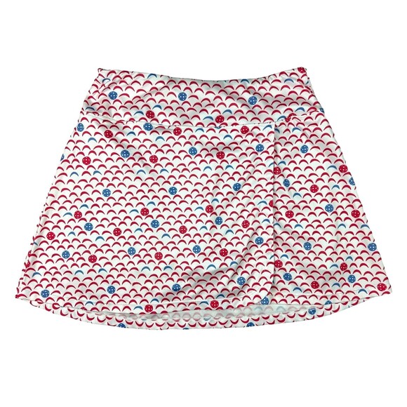 Dink Up Pickleball Skort Size M Print Athletic Pull-on w UPF50+ Golf - Picture 1 of 6